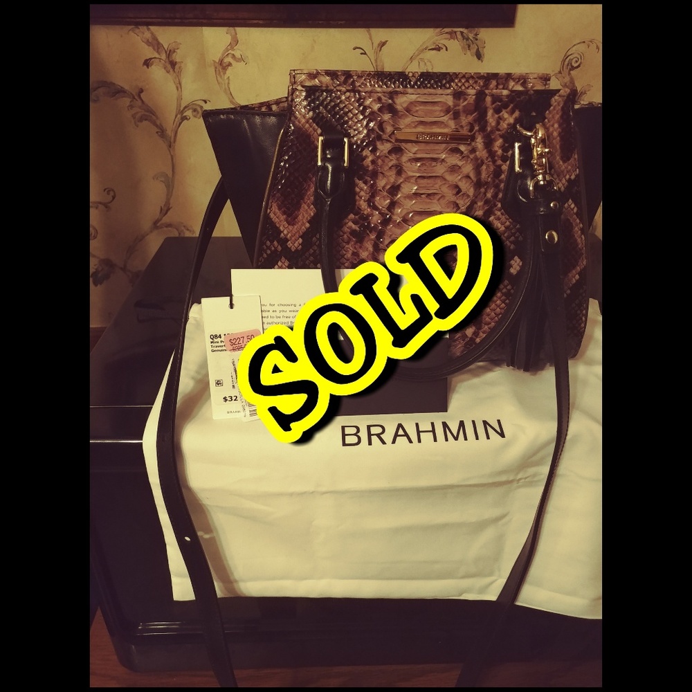 Brahmin Priscilla Mini Ballington Travertine